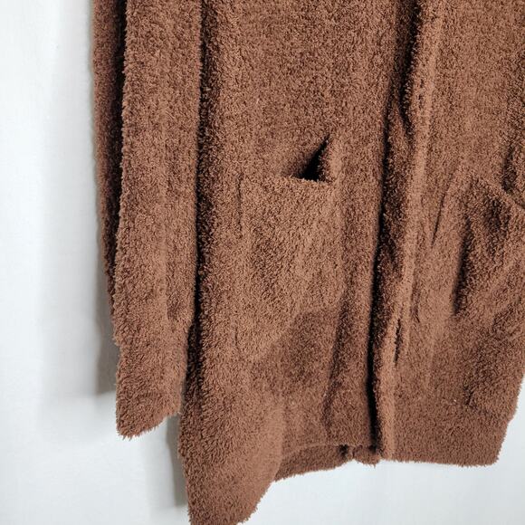 Steve Madden Women's Chenille Cardigan & Scrunchie Set Tiramisu NWT Size L - Picture 4 of 7